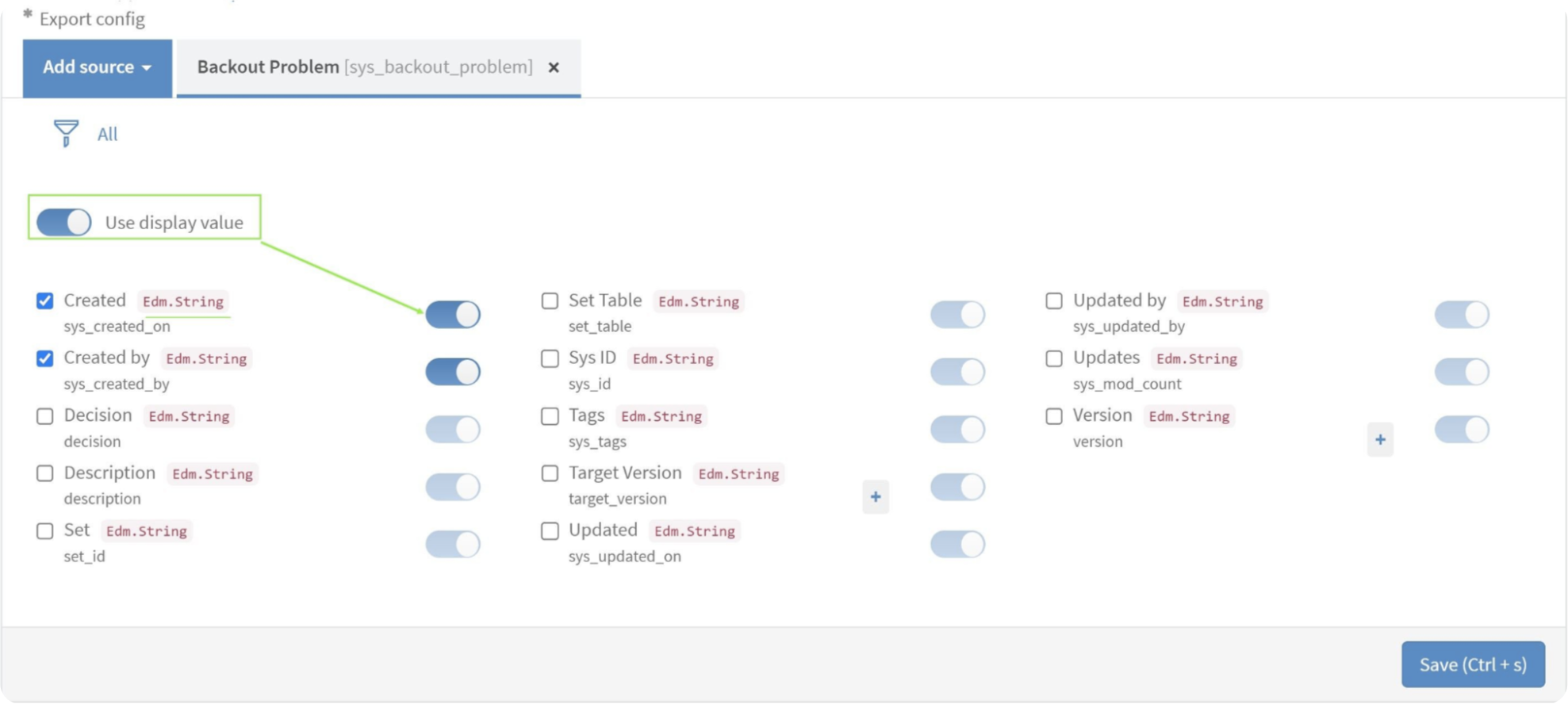 Export ServiceNow Data in String Format