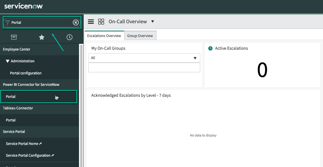 export ServiceNow data through the Blank Query Connection